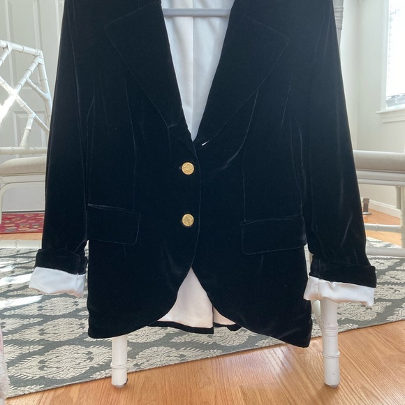 Alice and Olivia Black Velvet Blazer New w/o tags - Picture 5 of 8